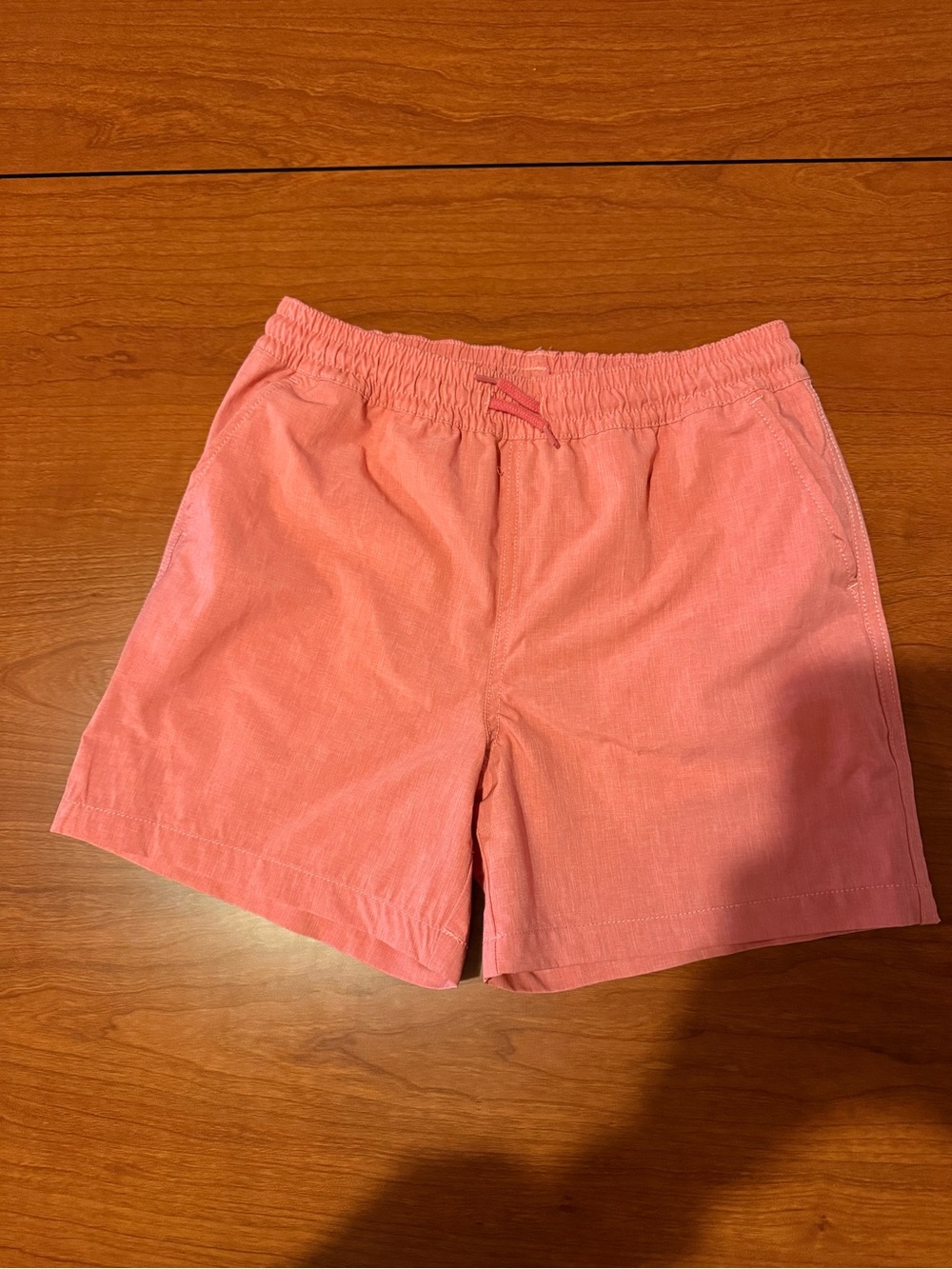 Class Club Coral Pink Elastic Waist Shorts
